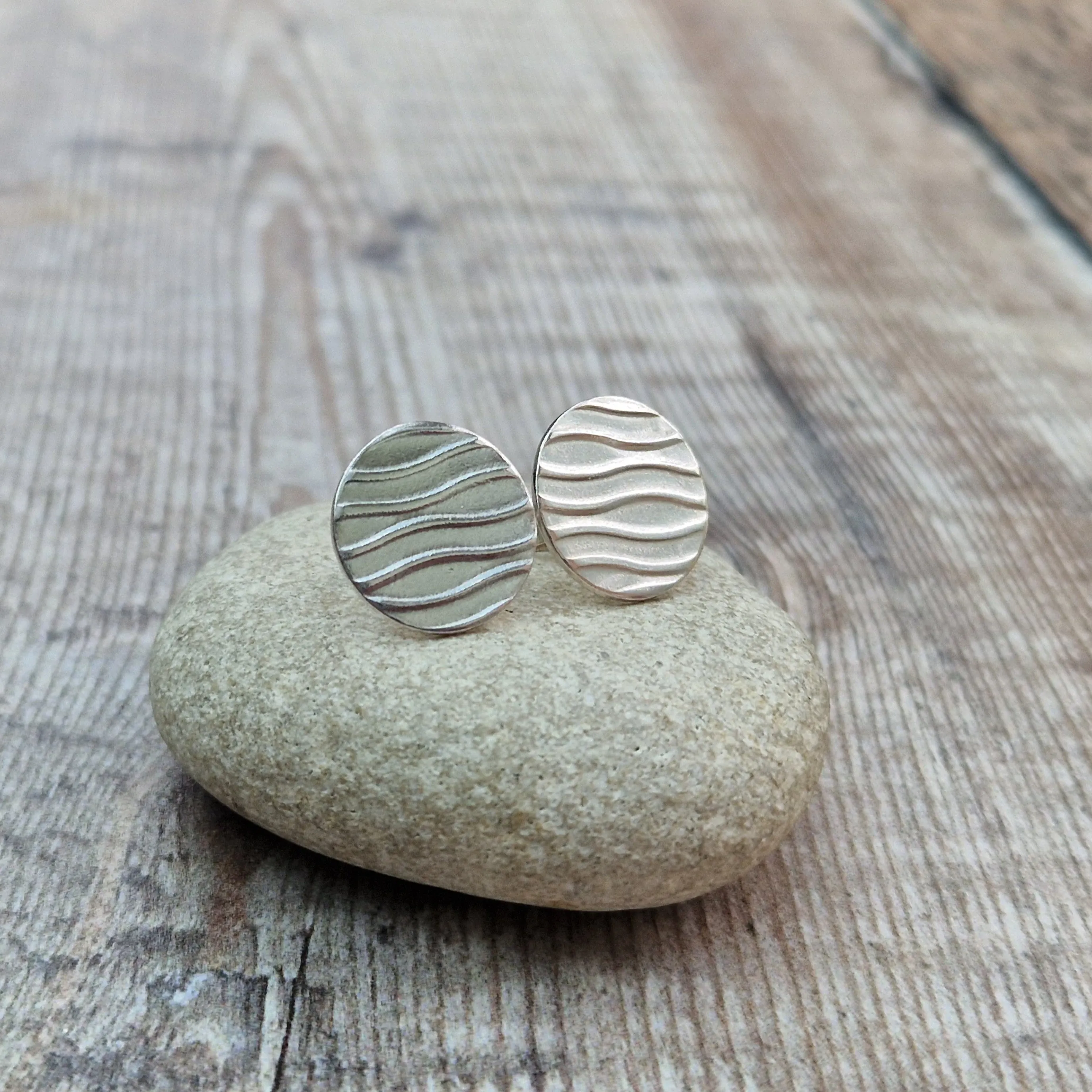 Hammered Stud Earrings