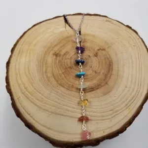 Handmade Winding Stacking Natural Stone Chakra Necklaces