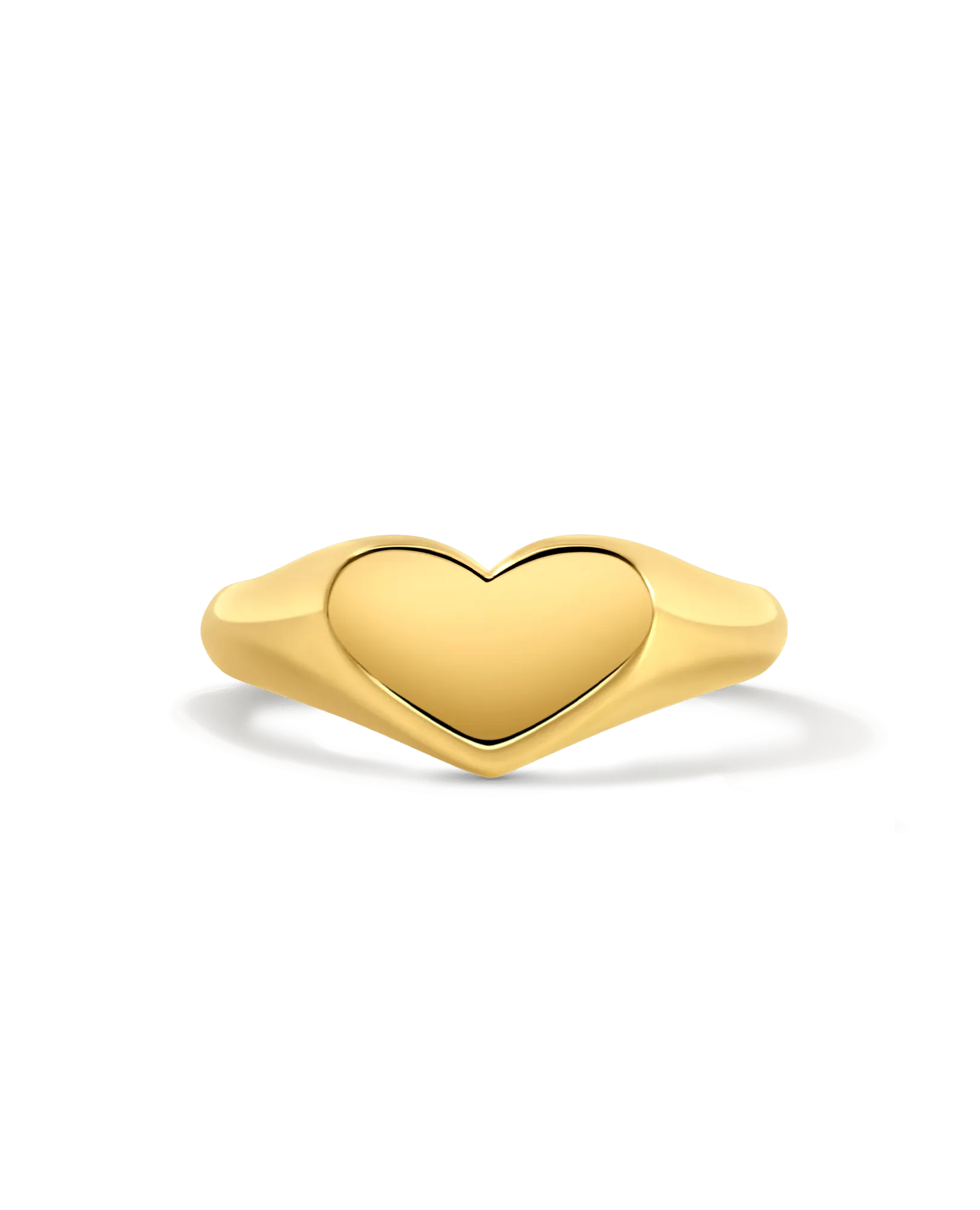 Heart Signet Ring | 10kt Yellow Gold