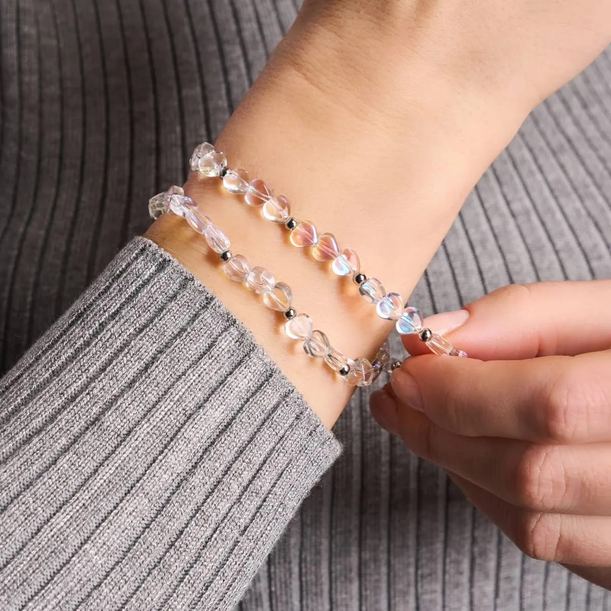 Heart to Heart | .925 Sterling Silver | Fairy Glass Wrap
