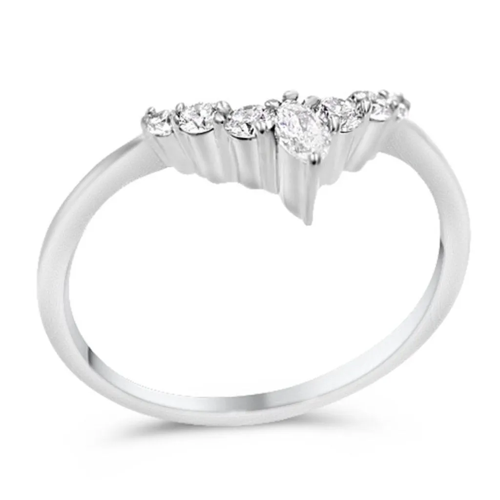 HEATHER | Diamond Wedding Band