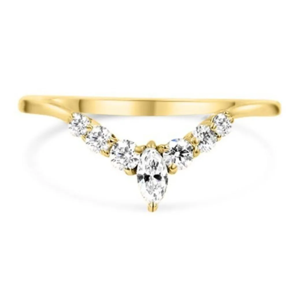 HEATHER | Diamond Wedding Band
