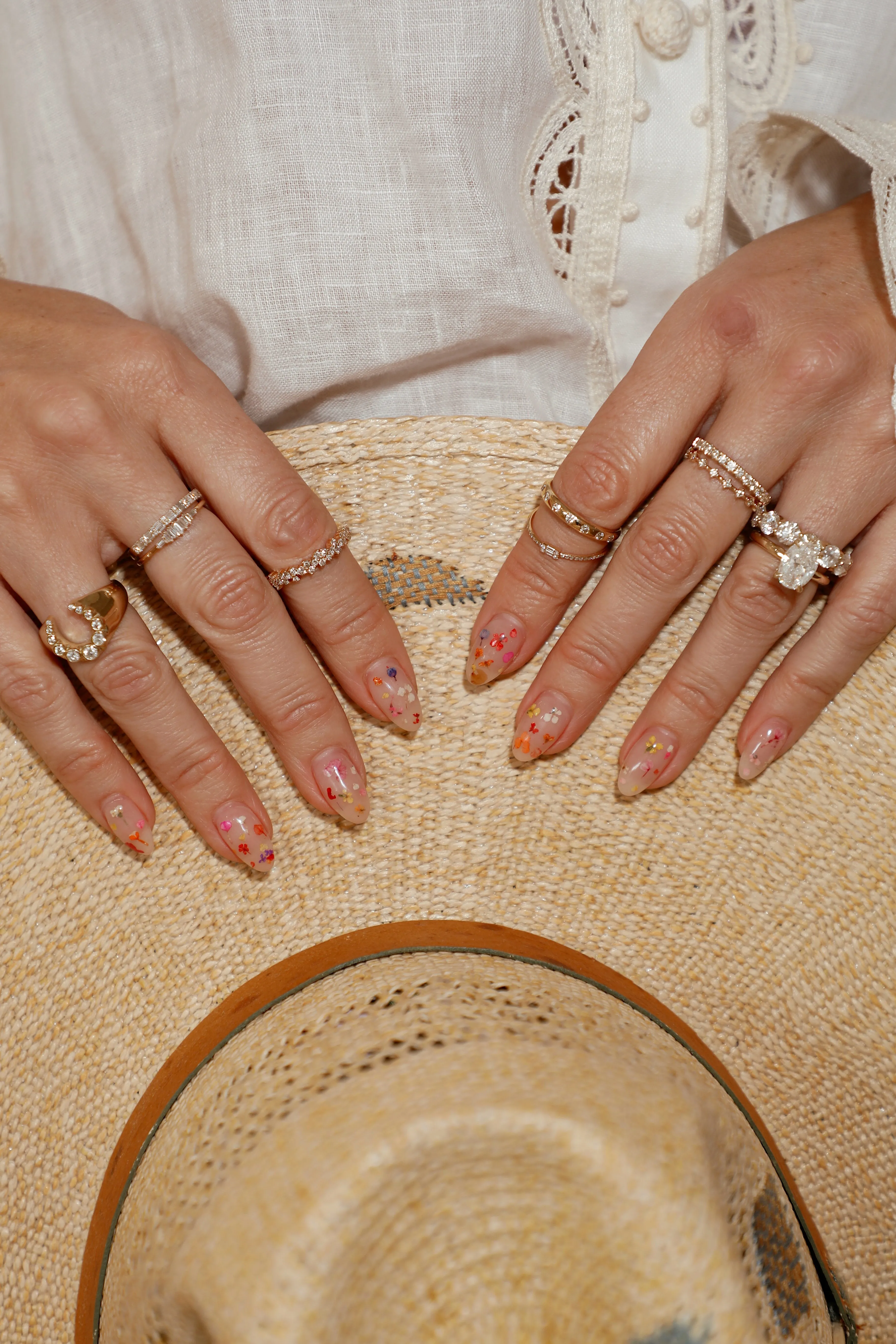 Heirloom Bezeled Diamond Horseshoe Ring