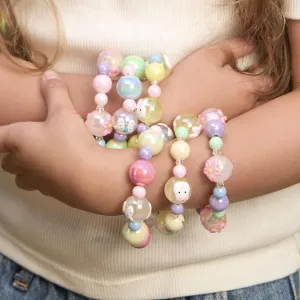 Hello Spring Elastic Beaded Bracelets