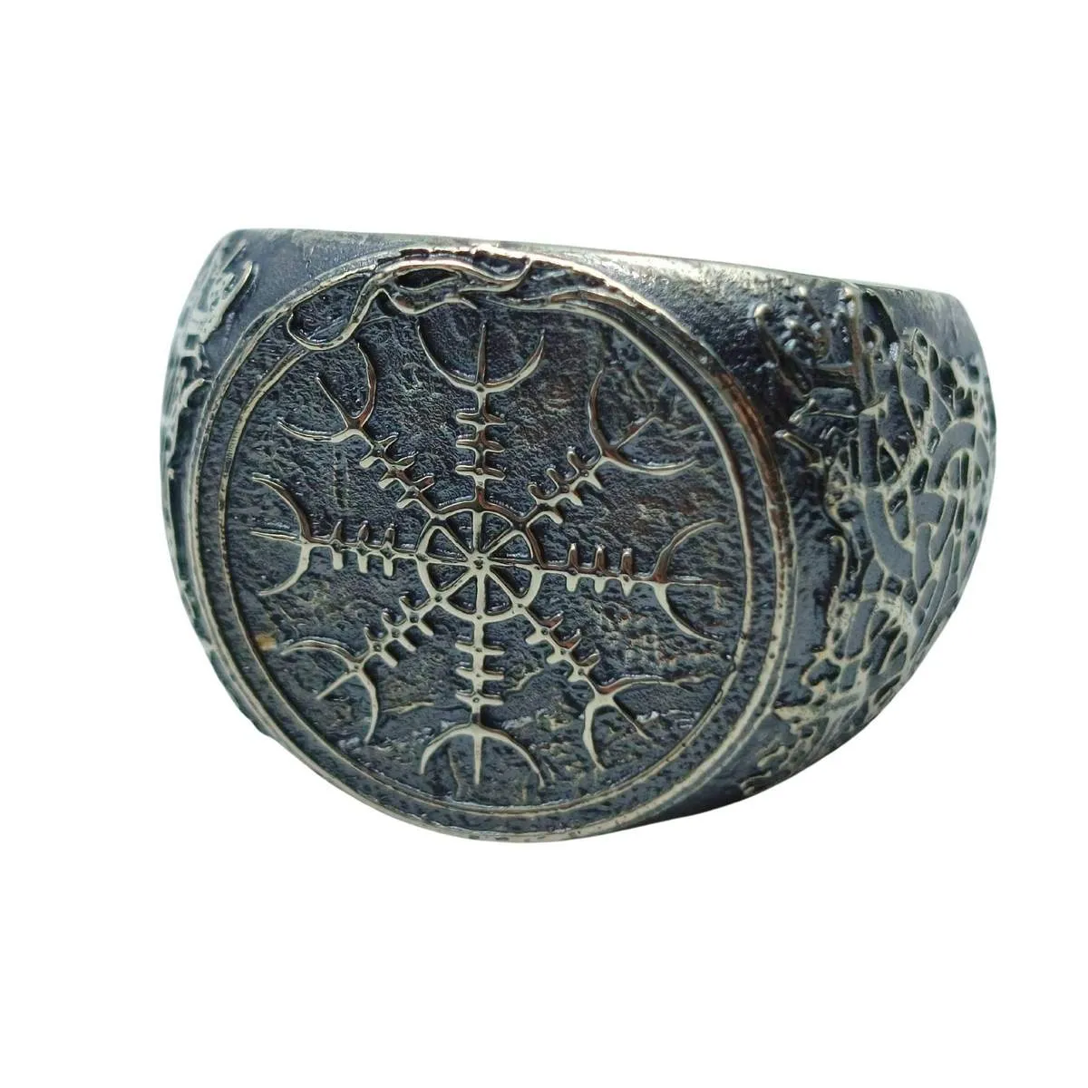 Helm of awe ring from silver 925