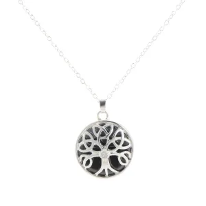 Hematite Stone Celtic Energy necklace