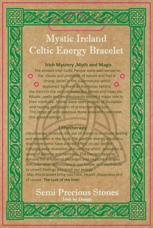 Hematite Stone Celtic Energy necklace