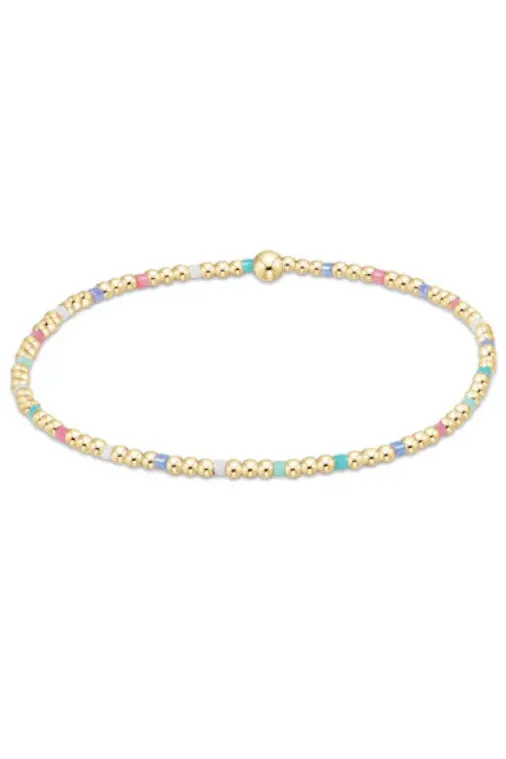 Hope Sincerity Pattern 2mm Bracelet Hot Mess SS25