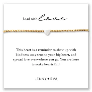 Intentions Cord Bracelet, Heart