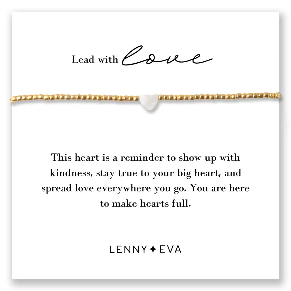 Intentions Cord Bracelet, Heart
