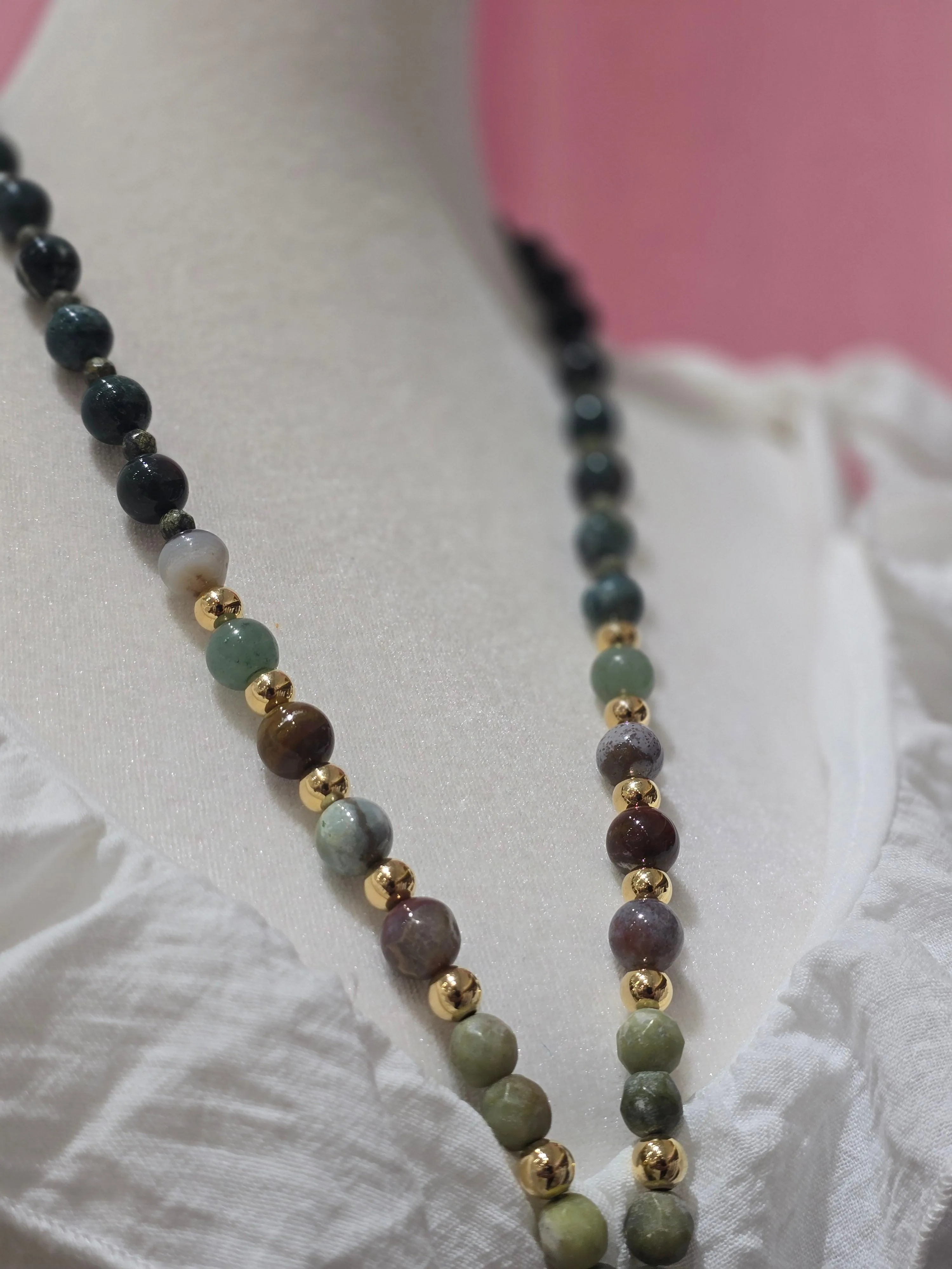 Jasper Natural Stone Necklaces