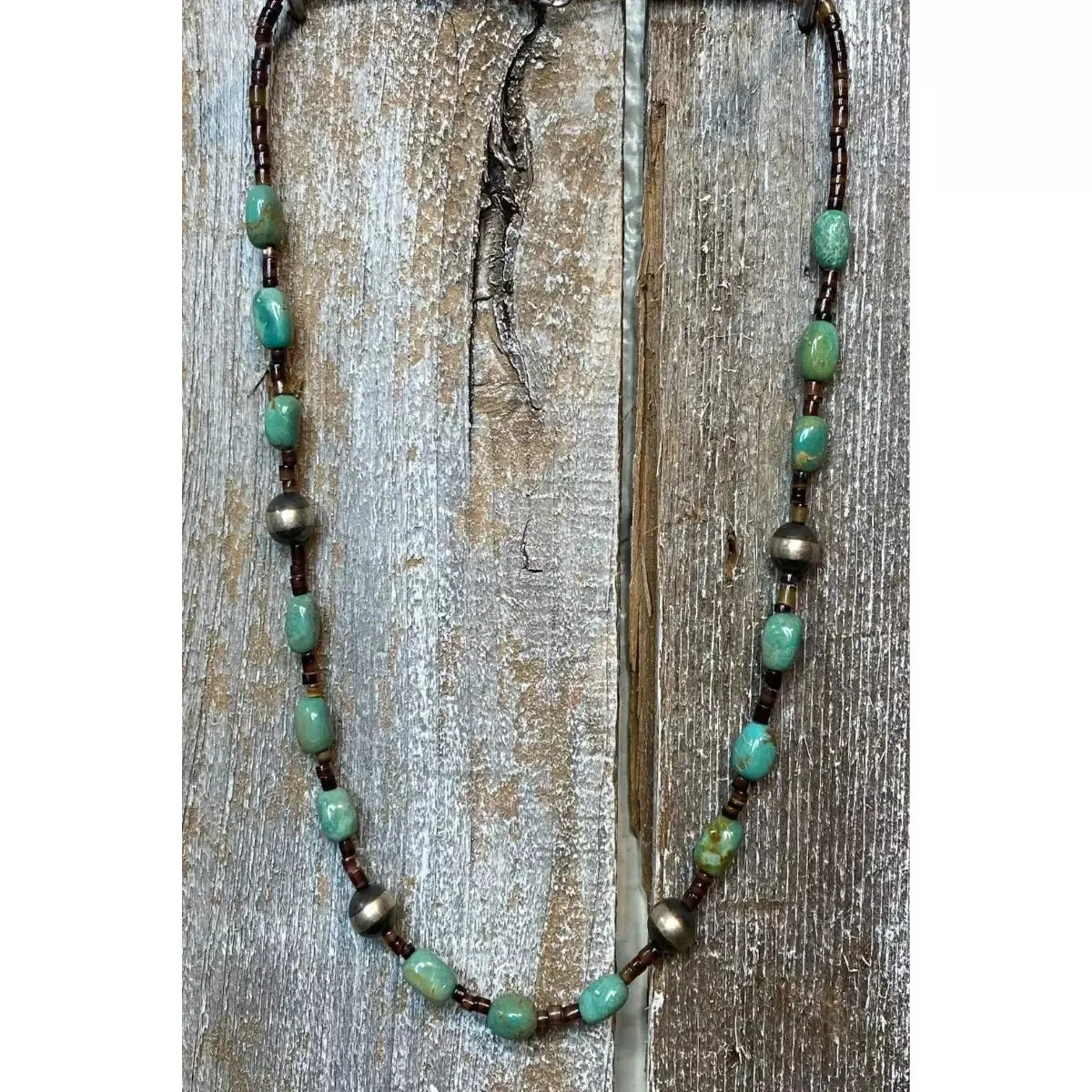 JForks Kingman Turq & Oxidized Navajo Pearl