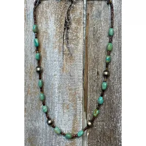 JForks Kingman Turq & Oxidized Navajo Pearl