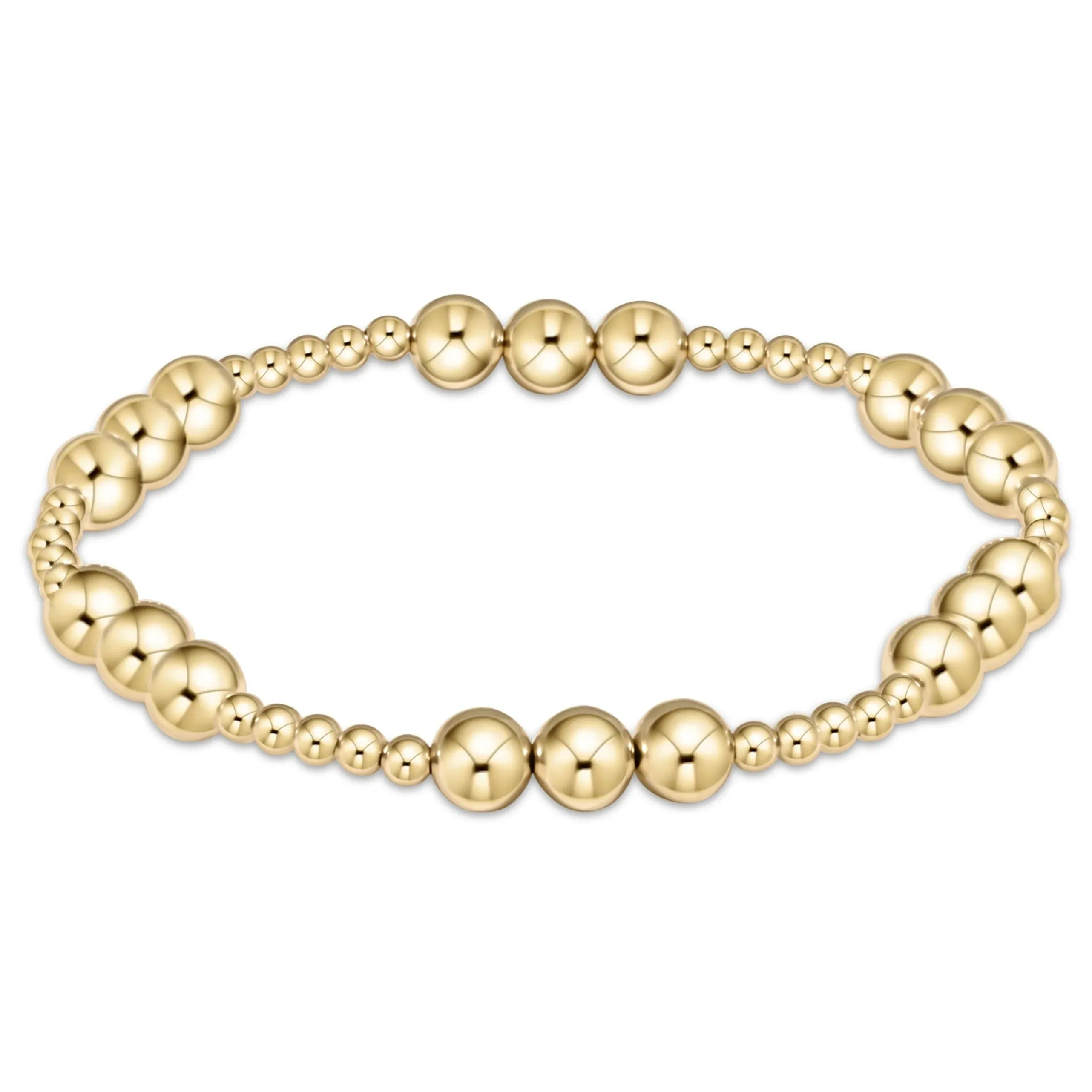 Joy Pattern 6mm Bead Bracelet