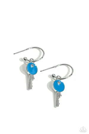 Key Performance - Blue (Hoop) Earring