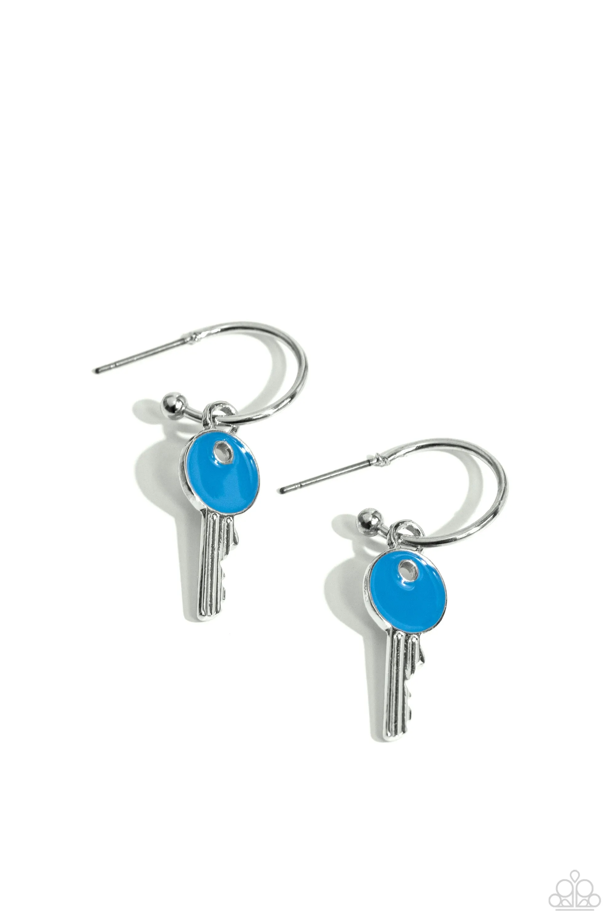 Key Performance - Blue (Hoop) Earring
