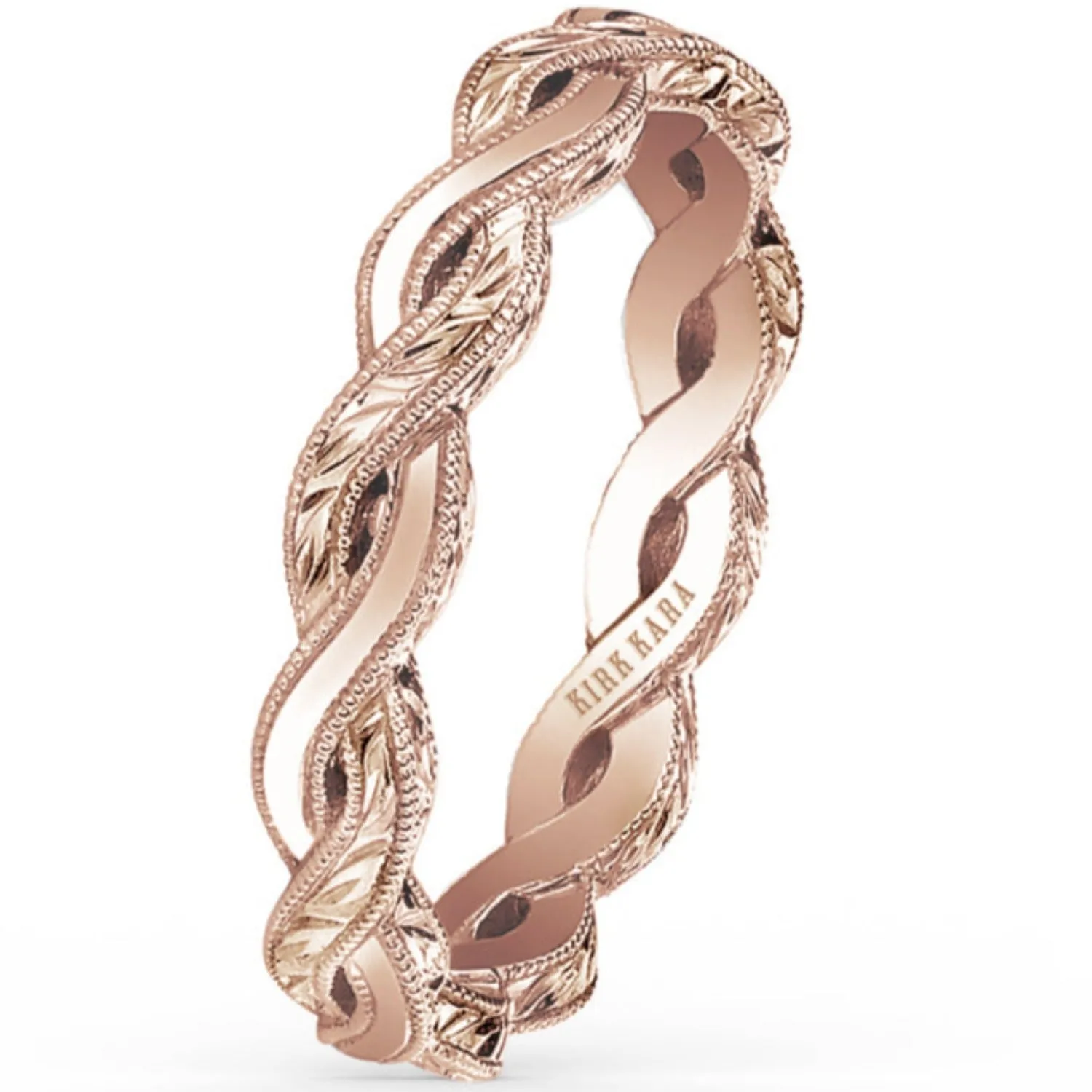 Kirk Kara "Pirouetta" Twist Eternity Wedding Band