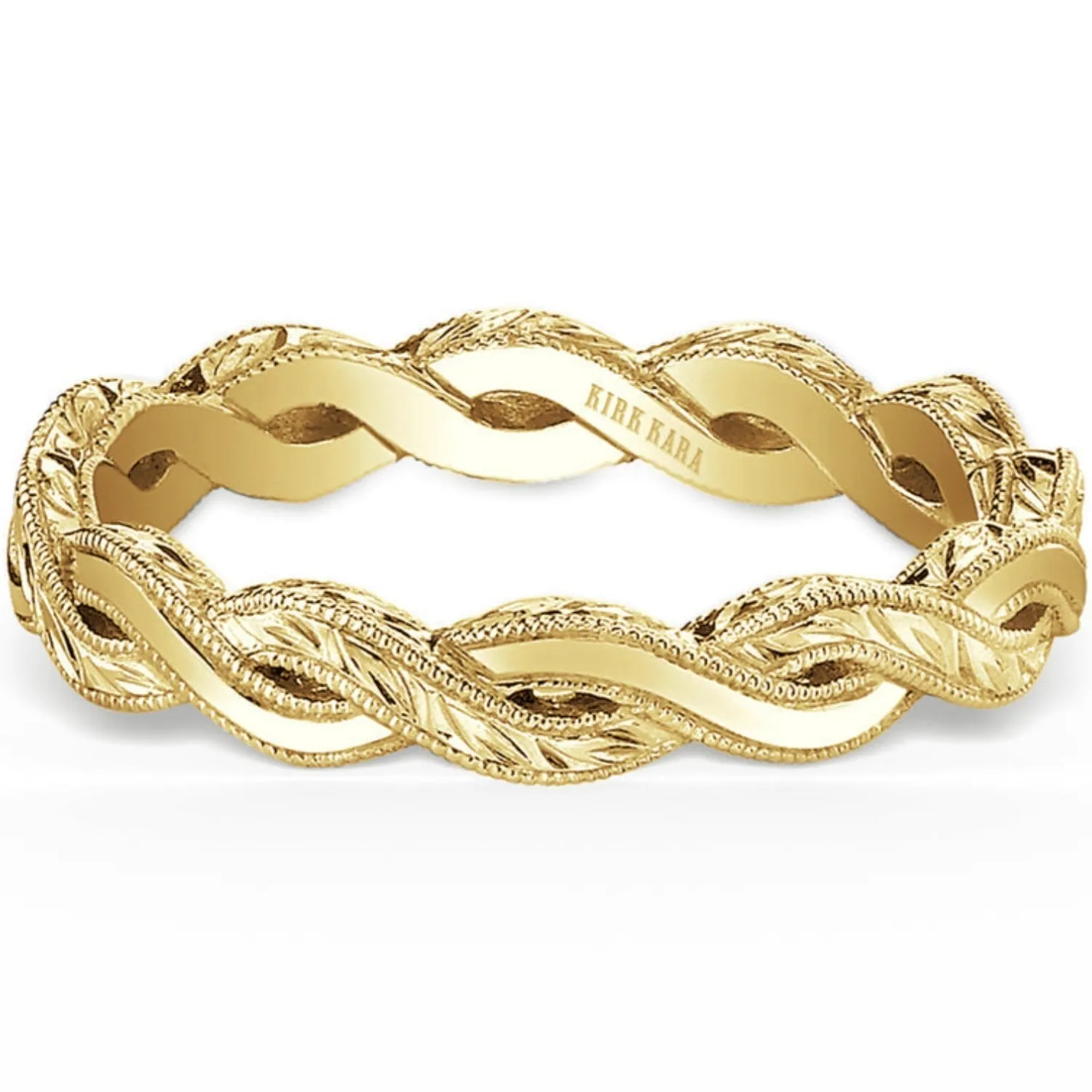 Kirk Kara "Pirouetta" Twist Eternity Wedding Band