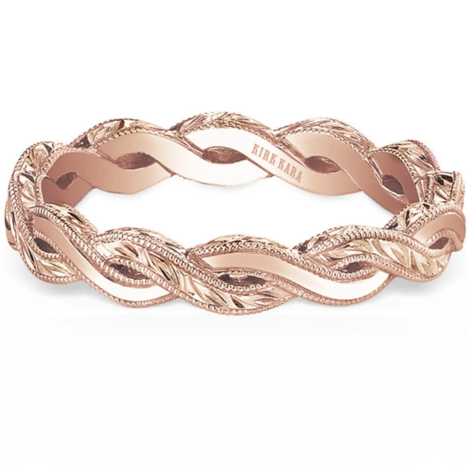 Kirk Kara "Pirouetta" Twist Eternity Wedding Band