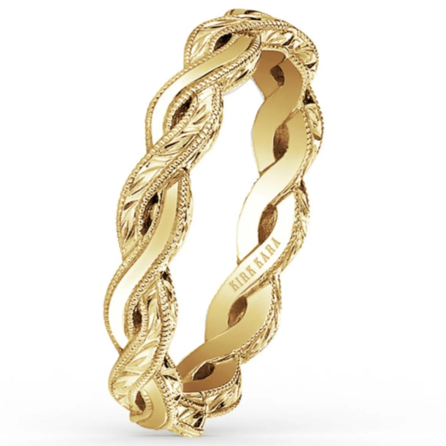 Kirk Kara "Pirouetta" Twist Eternity Wedding Band