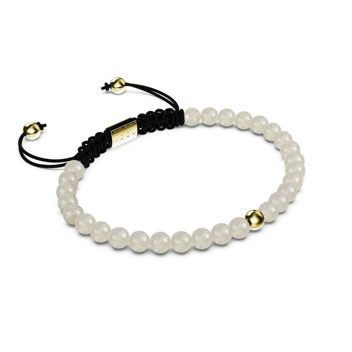 Labradorite | Gold Vermeil | Focus Gemstone Macrame Bracelet