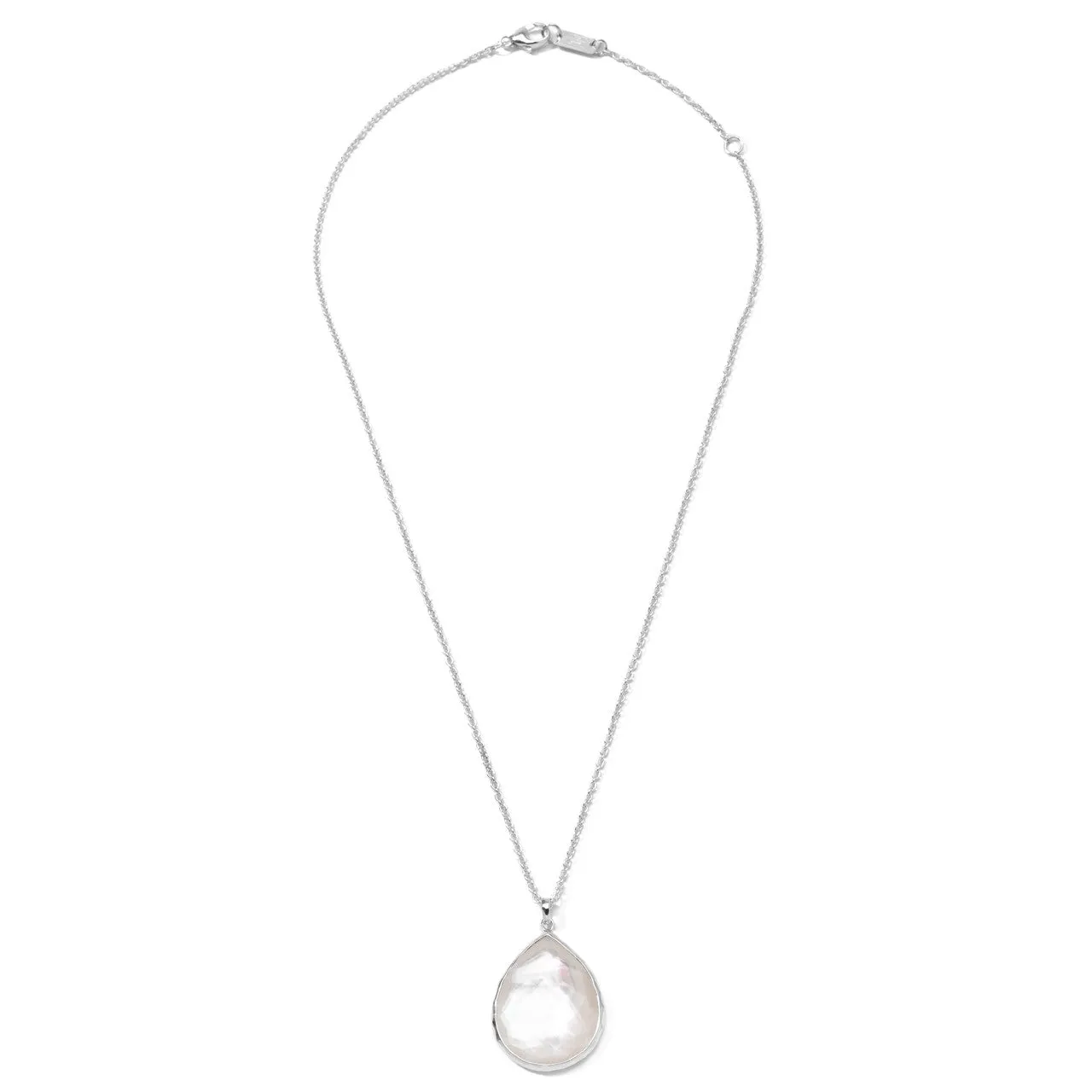 Large Pendant Necklace in Sterling Silver