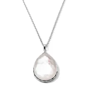 Large Pendant Necklace in Sterling Silver