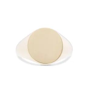 Large Round Signet Ring