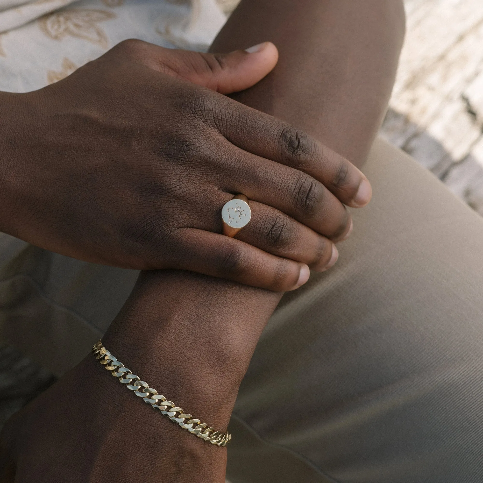 Large Round Signet Ring