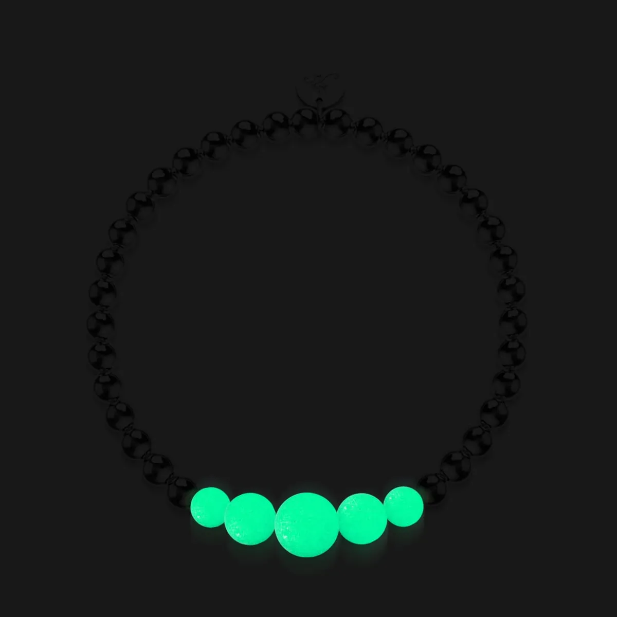 Lime | Silver | Lumos Ceramic Expression Bracelet