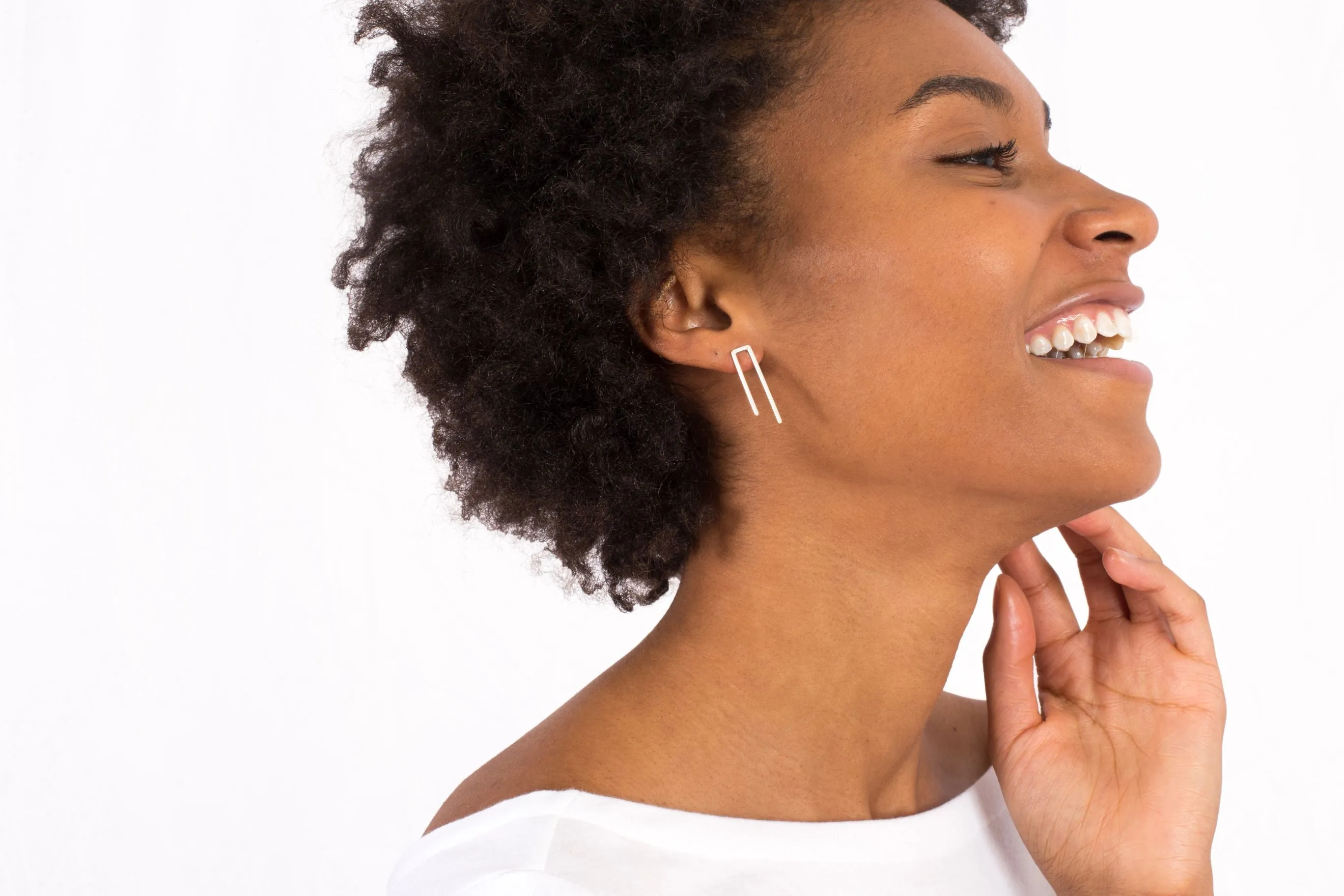 Long Line Bar Earrings