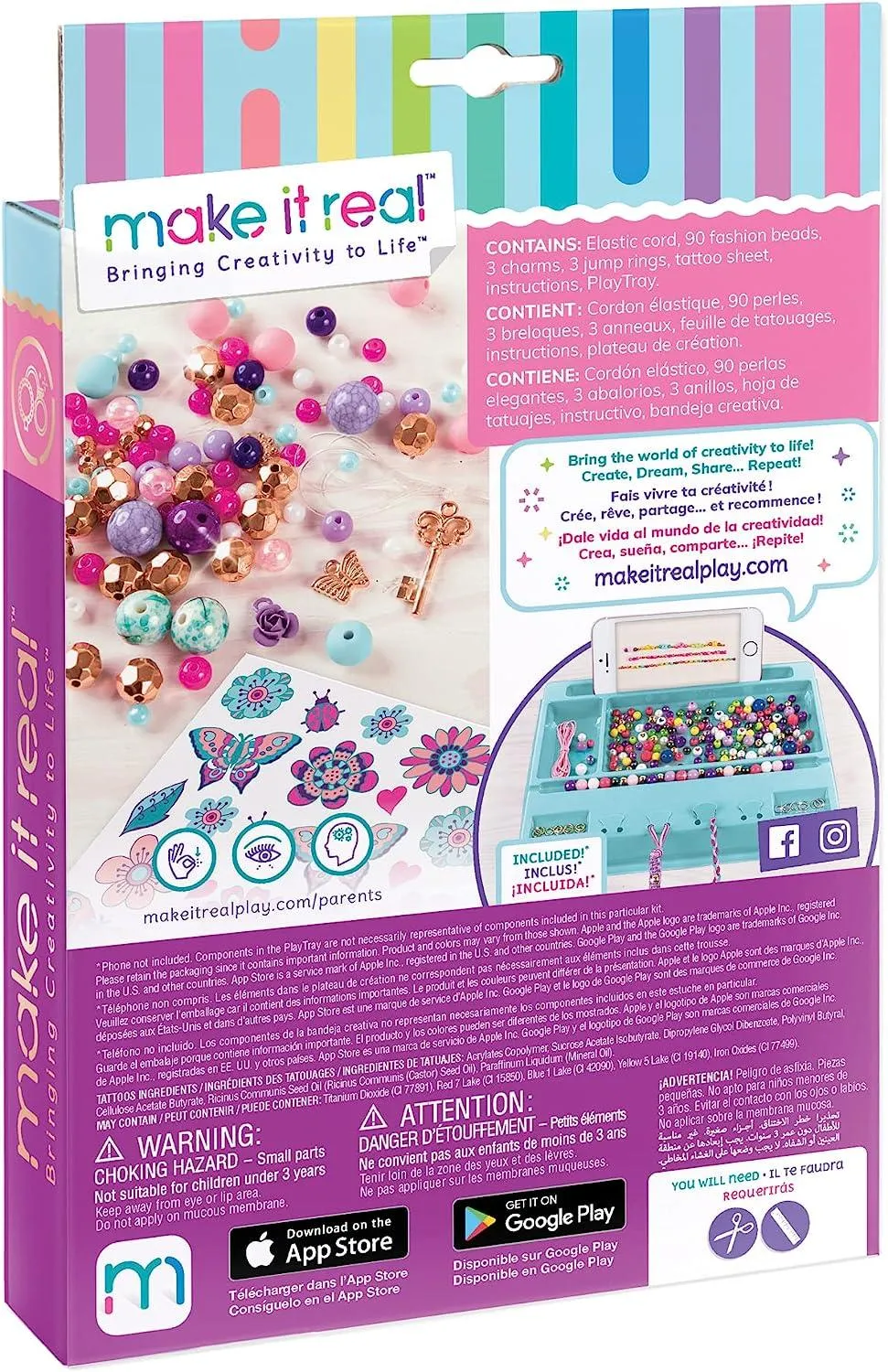 Make it Real Bedazzled! Charm Bracelets  Blooming Creativity
