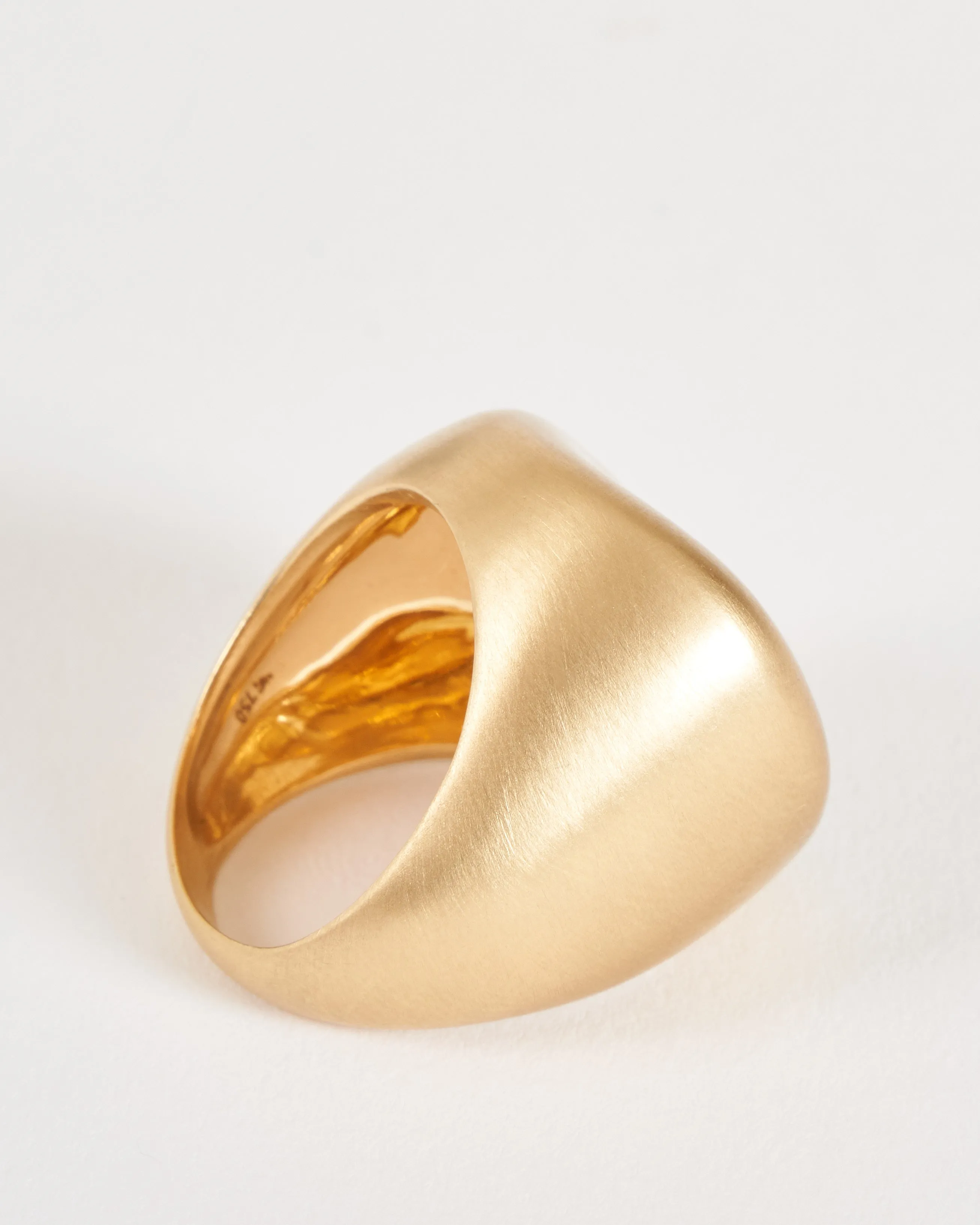 malak round ring - gold
