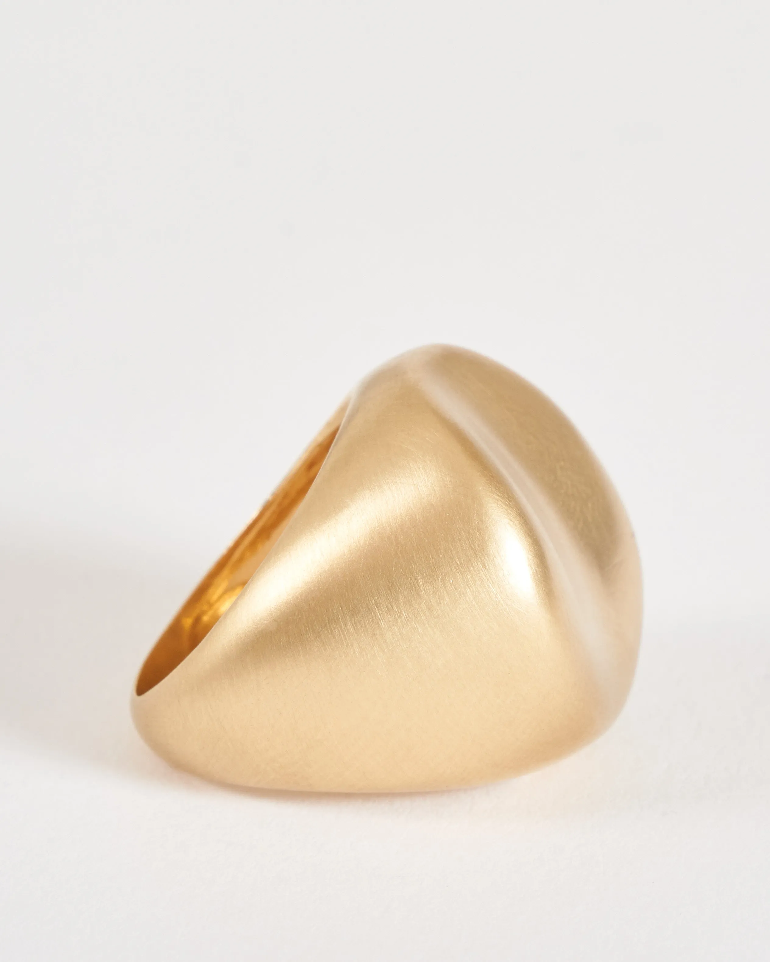 malak round ring - gold