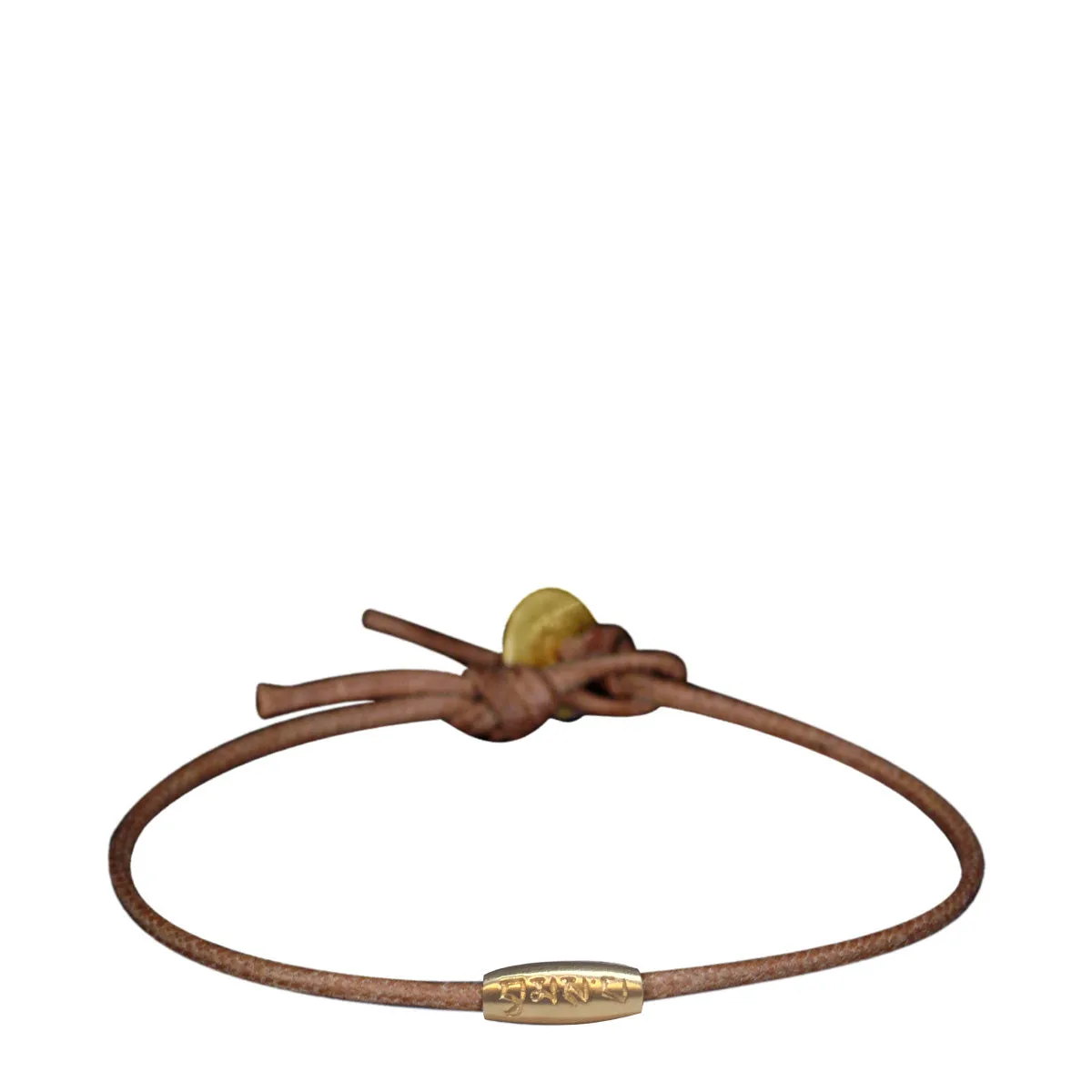 Men's 10K Gold Fine Love Bead Bracelet