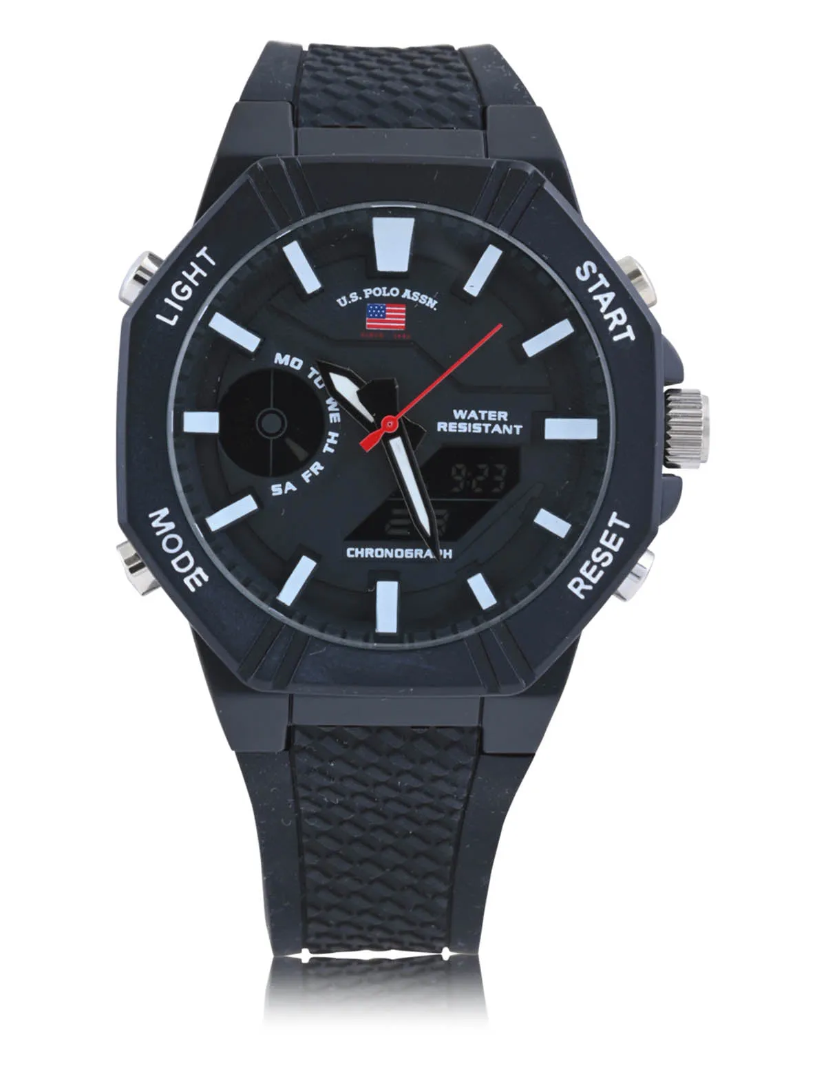 MEN'S BLACK ON BLACK ANA DIGI SPORTS WATCH