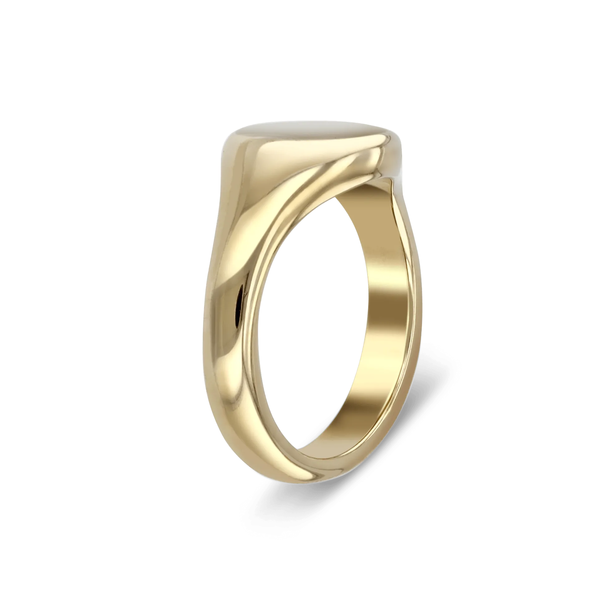 Men's Classic Oval Head Signet Ring