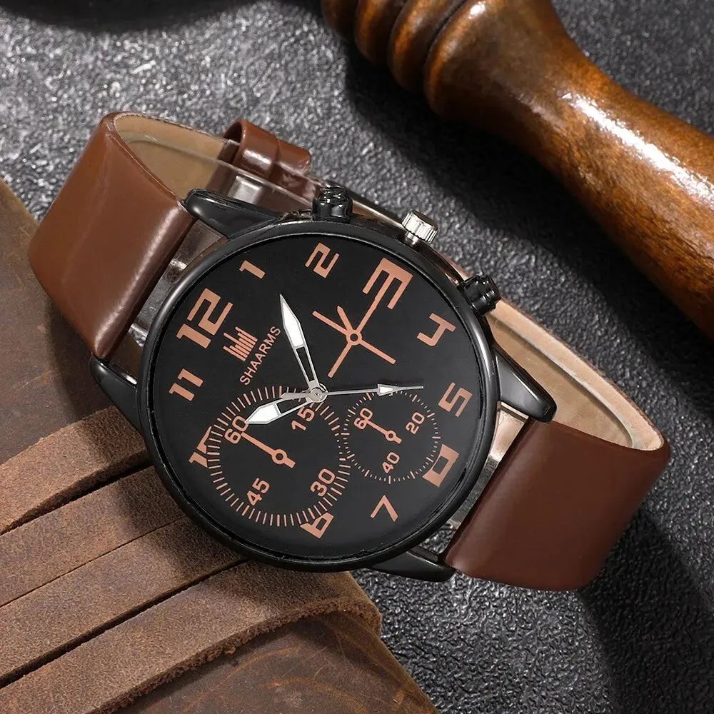 Mens Sports Bracelet & Watches Set