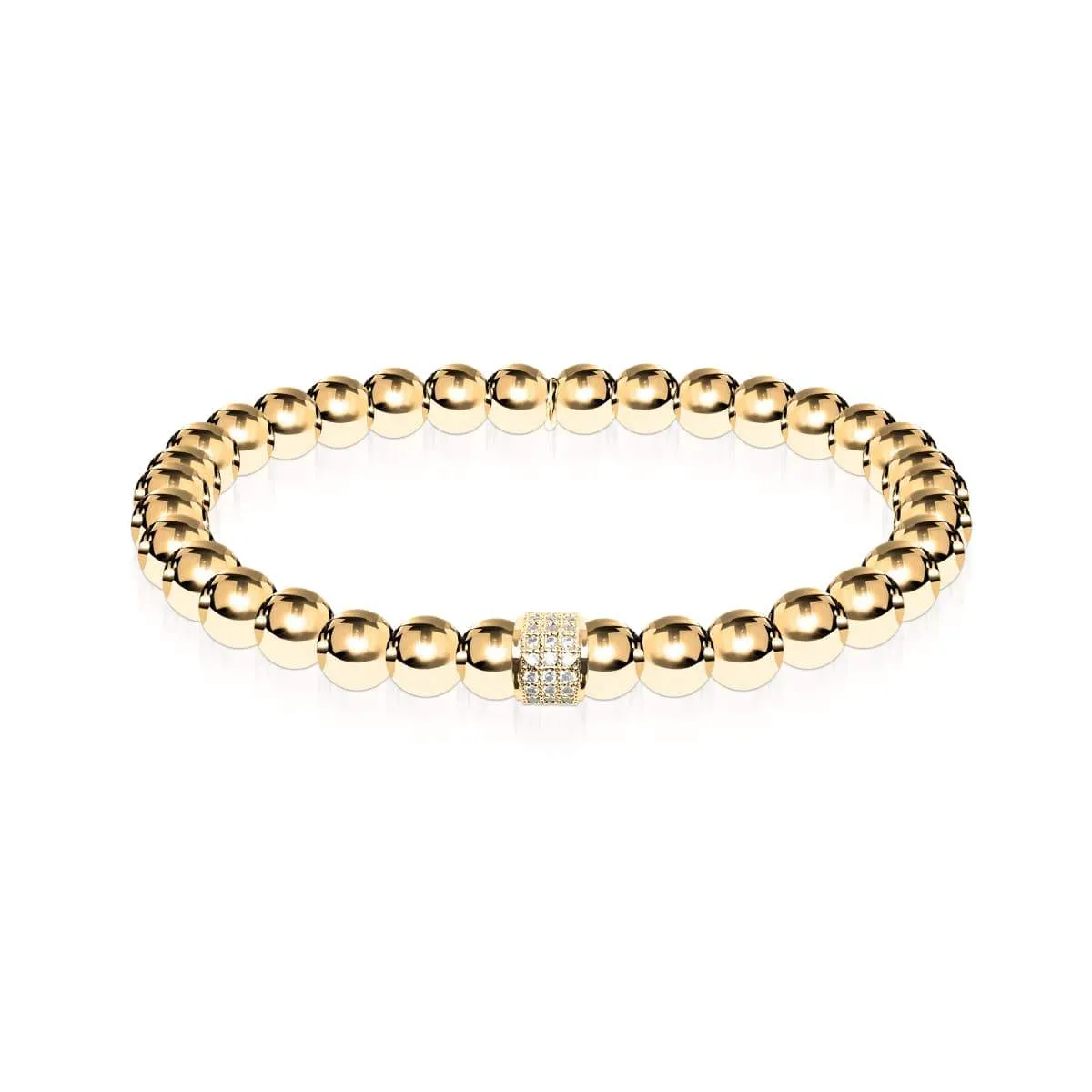 Mesmerizing | 18k Gold | Crystal Pavé Expression Bracelet