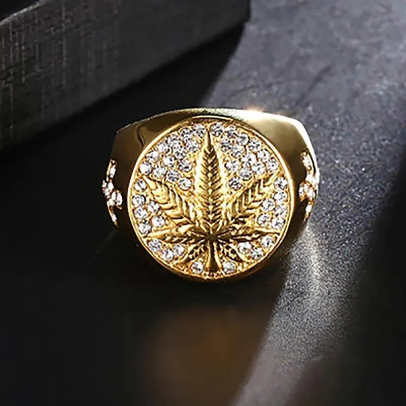 Metal Glossy Rings for Men Geometric Width Signet Square Finger Punk Style Fashion Ring Jewelry Accessories