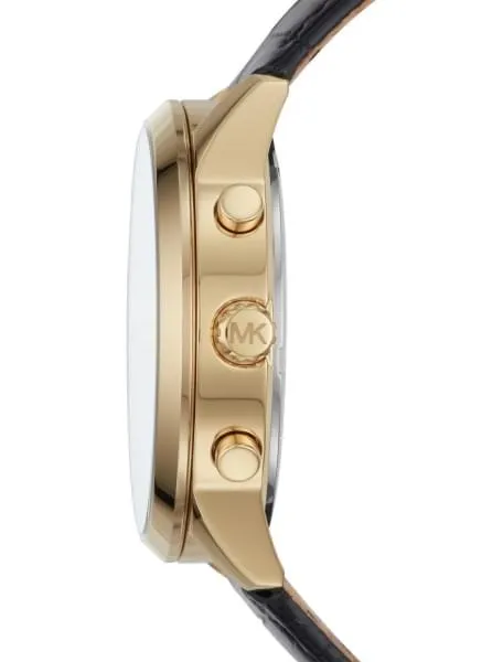 Michael Kors Women's Black Leather MK2686 Watch