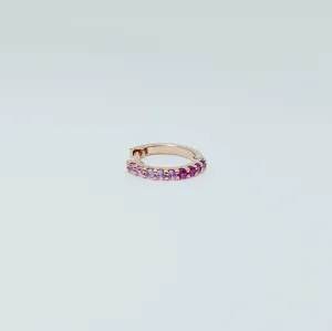 Mini Bi-Color Hoop Earring