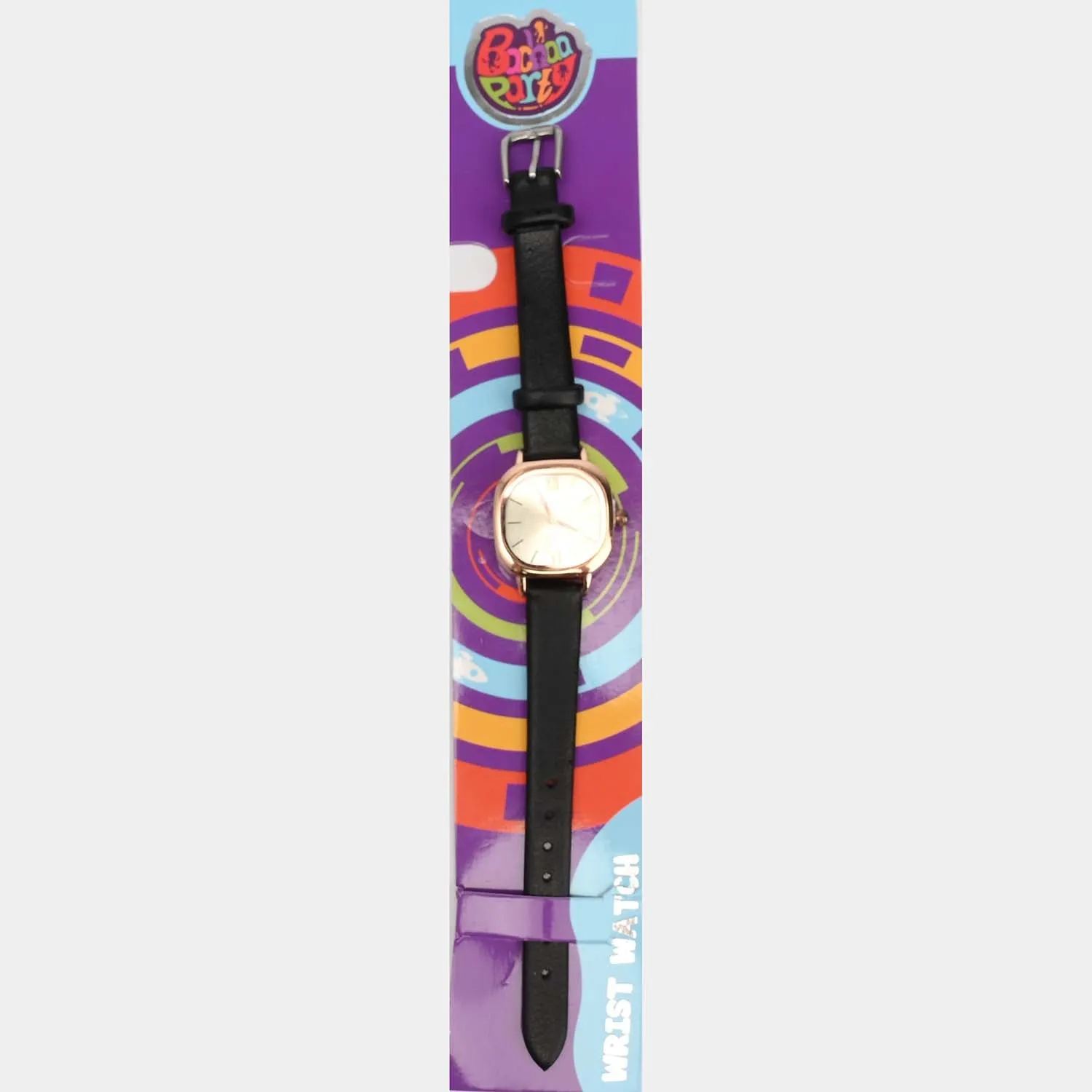 Modern Elegance Round Dial Watch