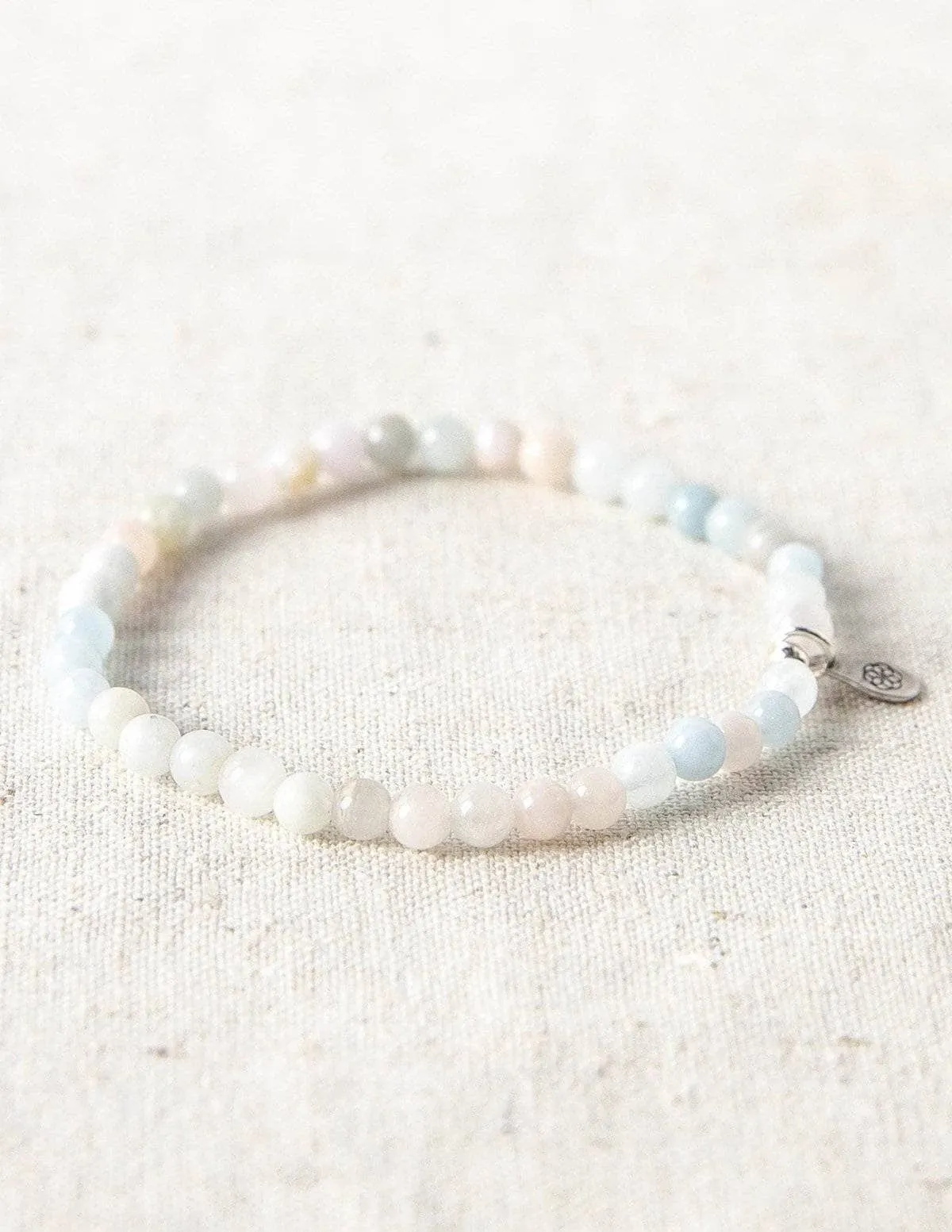 Morganite Mini Gemstone Bracelet