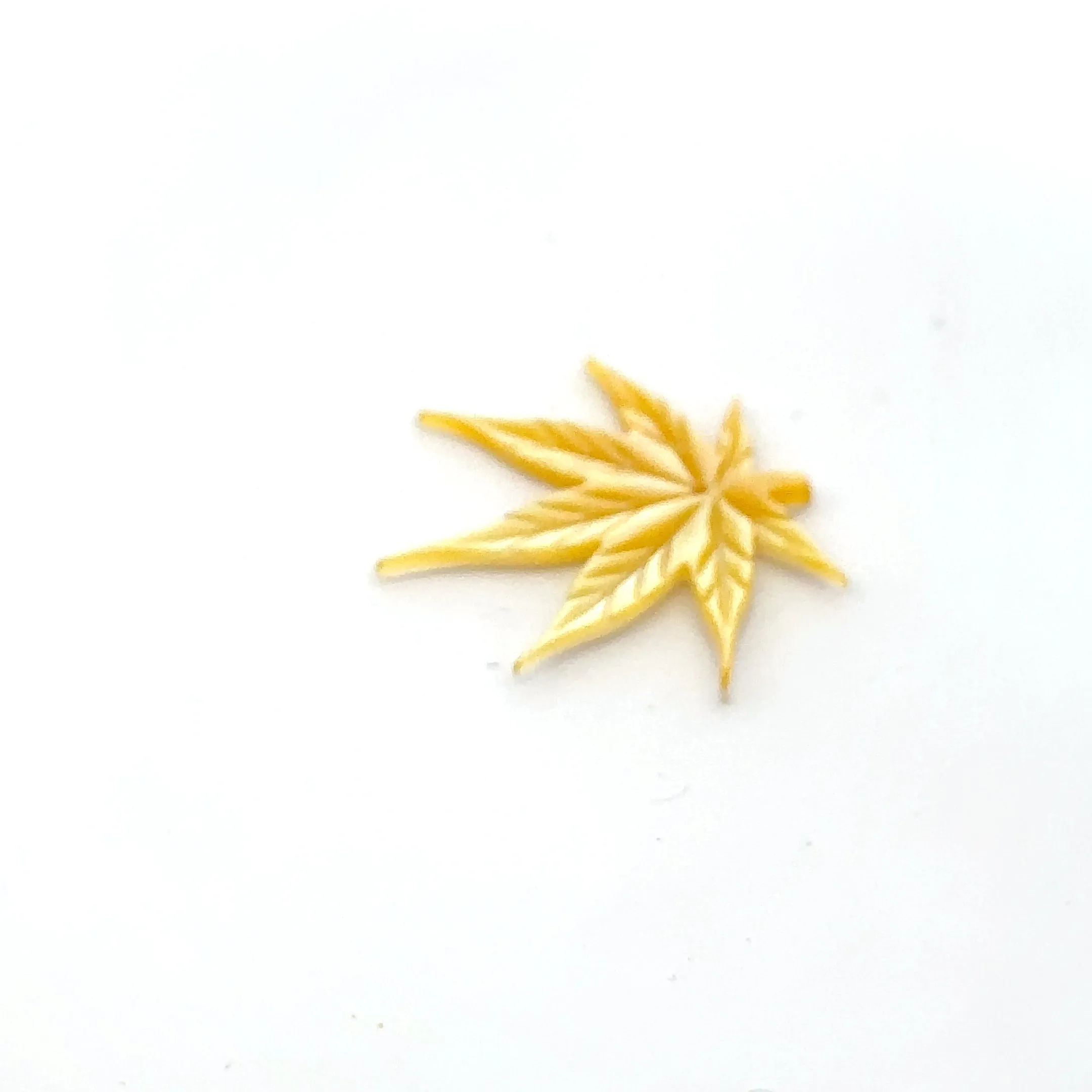 Mother Of Pearl Marijuana Leaf Shell, Sku#M269