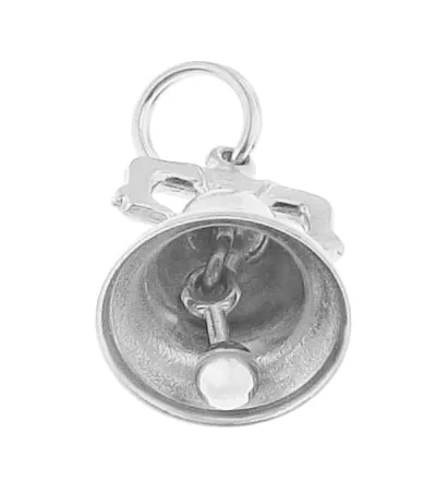 Movable Liberty Bell Charm in 14 Karat Gold