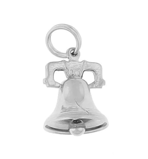 Movable Liberty Bell Charm in 14 Karat Gold
