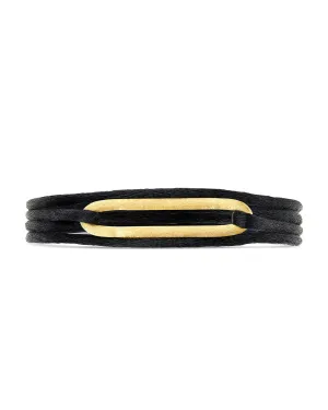 Nanis 18k Yellow Gold Hand-Engraved Bracelet and Choker