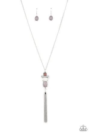 Natural Novice Silver Paparazzi Necklace