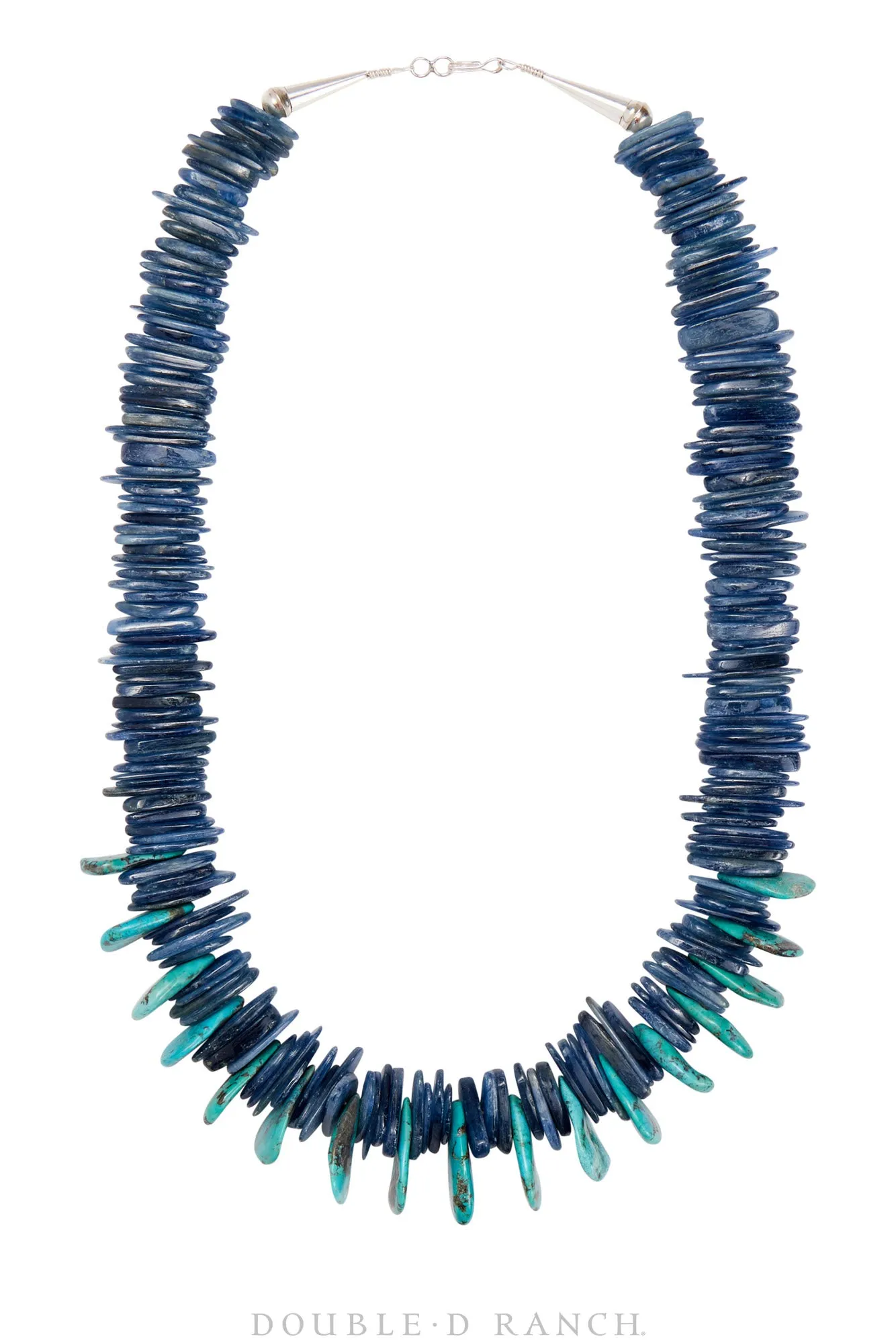 Necklace, Natural Stone, Kyanite, Navajo, Contemporary, 3416